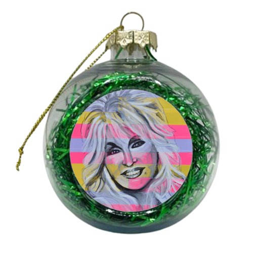 You're so fancy - xmas bauble by Kirstie Taylor