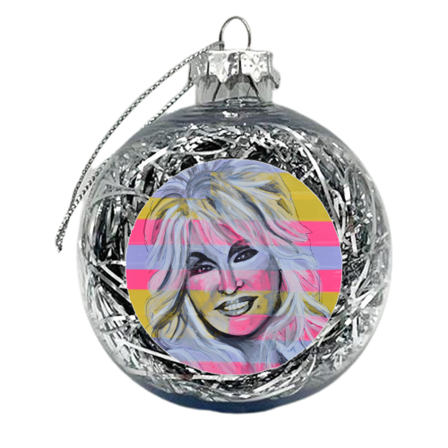 You're so fancy - xmas bauble by Kirstie Taylor