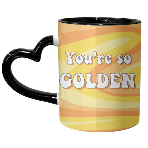 You're So Golden - unique mug by Laura Lonsdale