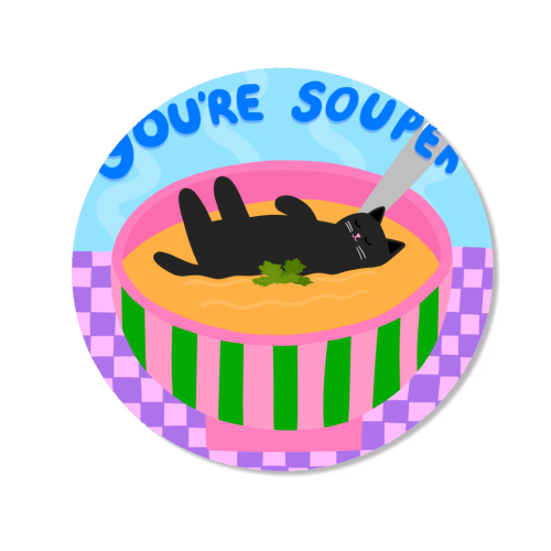 You're Souper - Magnet by The Paper Tail