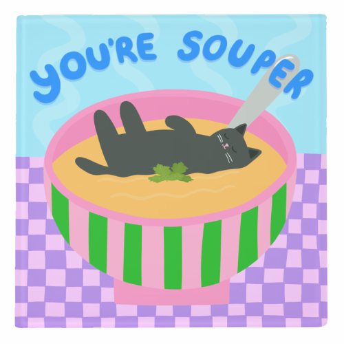 You're Souper - personalised beer coaster by The Paper Tail