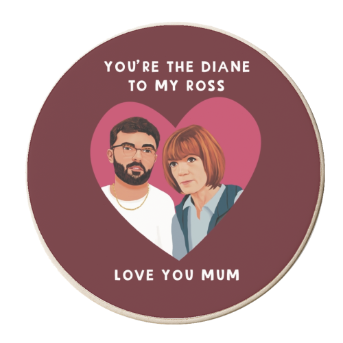 You're the Diane to my Ross Traitors Gift - personalised beer coaster by Giddy Kipper