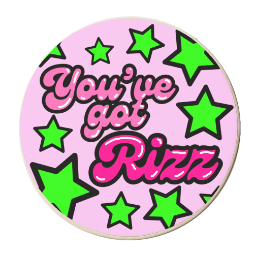You've got Rizz - personalised beer coaster by Lilly Rose