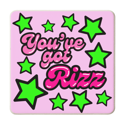You've got Rizz - personalised beer coaster by Lilly Rose