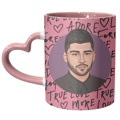 Zayn Love - unique mug by DOLLY WOLFE