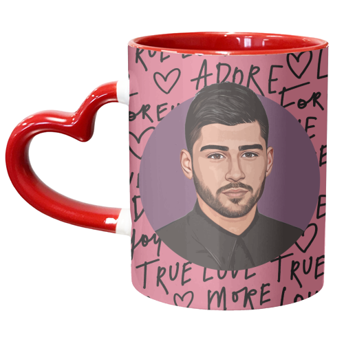 Zayn Love - unique mug by DOLLY WOLFE