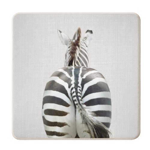 Zebra Tail - personalised beer coaster by Gal Design