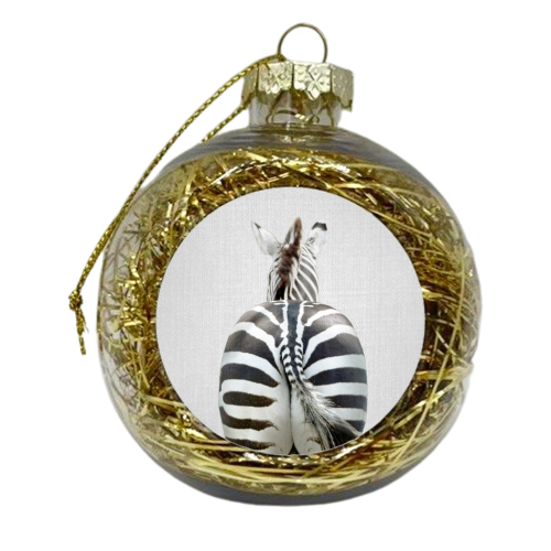 Zebra Tail - xmas bauble by Gal Design