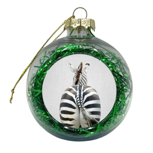 Zebra Tail - xmas bauble by Gal Design