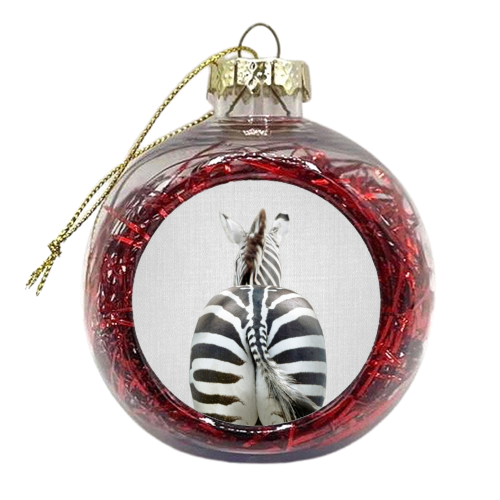 Zebra Tail - xmas bauble by Gal Design