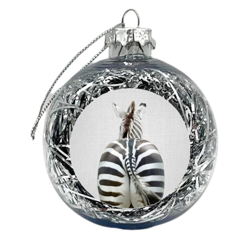 Zebra Tail - xmas bauble by Gal Design